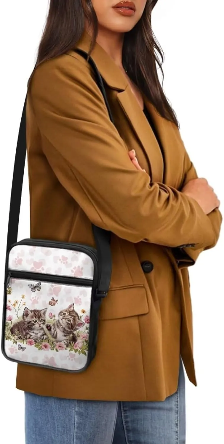 TODIYADDU Versatile Sling Bag Crossbody Phone Bag Women Shoulder Bag with Adjustable Strap Mini Messenger Bag for Cell Phone