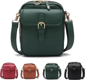 Tojoyride Crossbody Bag, Vintage Anti-Theft Wallet, Adjustable Strap Can Be Used as Crossbody or Shoulder