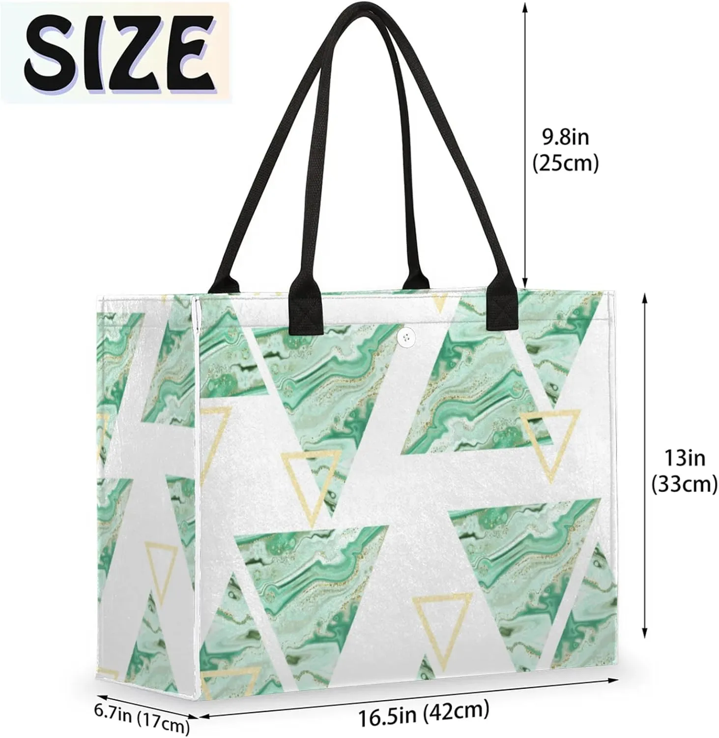Tote Bag for Women Reusable Canvas Shoulder Bag
