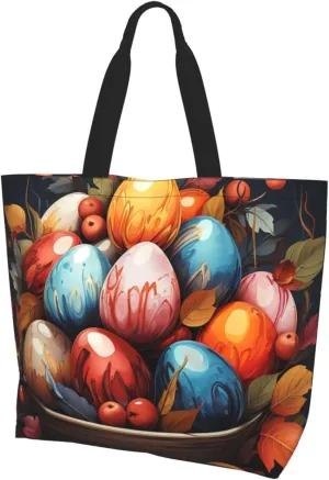 Tote Bag for Women Reusable Grocery Bag Shopping Bag Fluorescent Color Tote Bags Handbag Foldable Shoulder Bag
