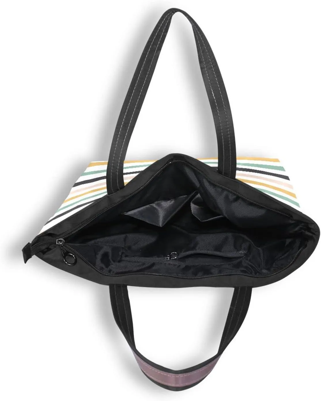 Tote Bag For Women Shoulder Bag for School Handbags for Beach Work Travel Large Tote Bag with Zipper