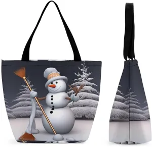 Tote Bag Reusable Grocery Bag Foldable Shopping Bag Extra Large Shoulder Bag Autumn Maple Leaves Tote Bag for Work