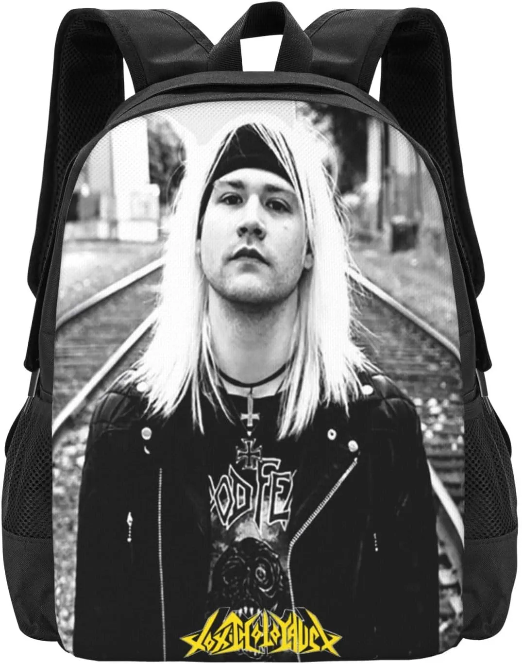 Toxic Music Holocaust Backpack Fashion Laptop Bag Lightweight Work Daypack Hiking Backpacks Outdoor Shoulder Bags