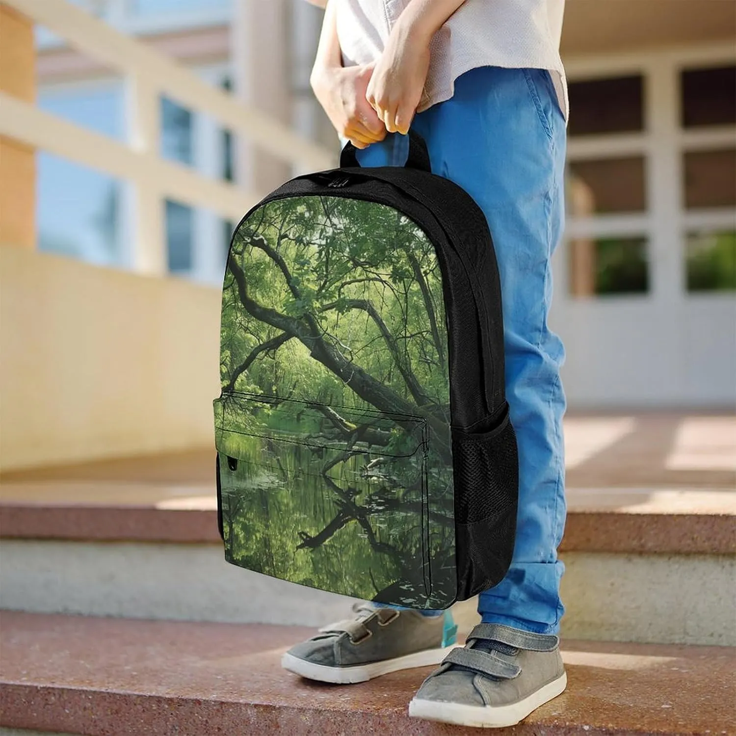 Travel Backpack Lightweight Laptop Backpack Personalized An Ancient Swamp Casual Backpacks For Men Womens