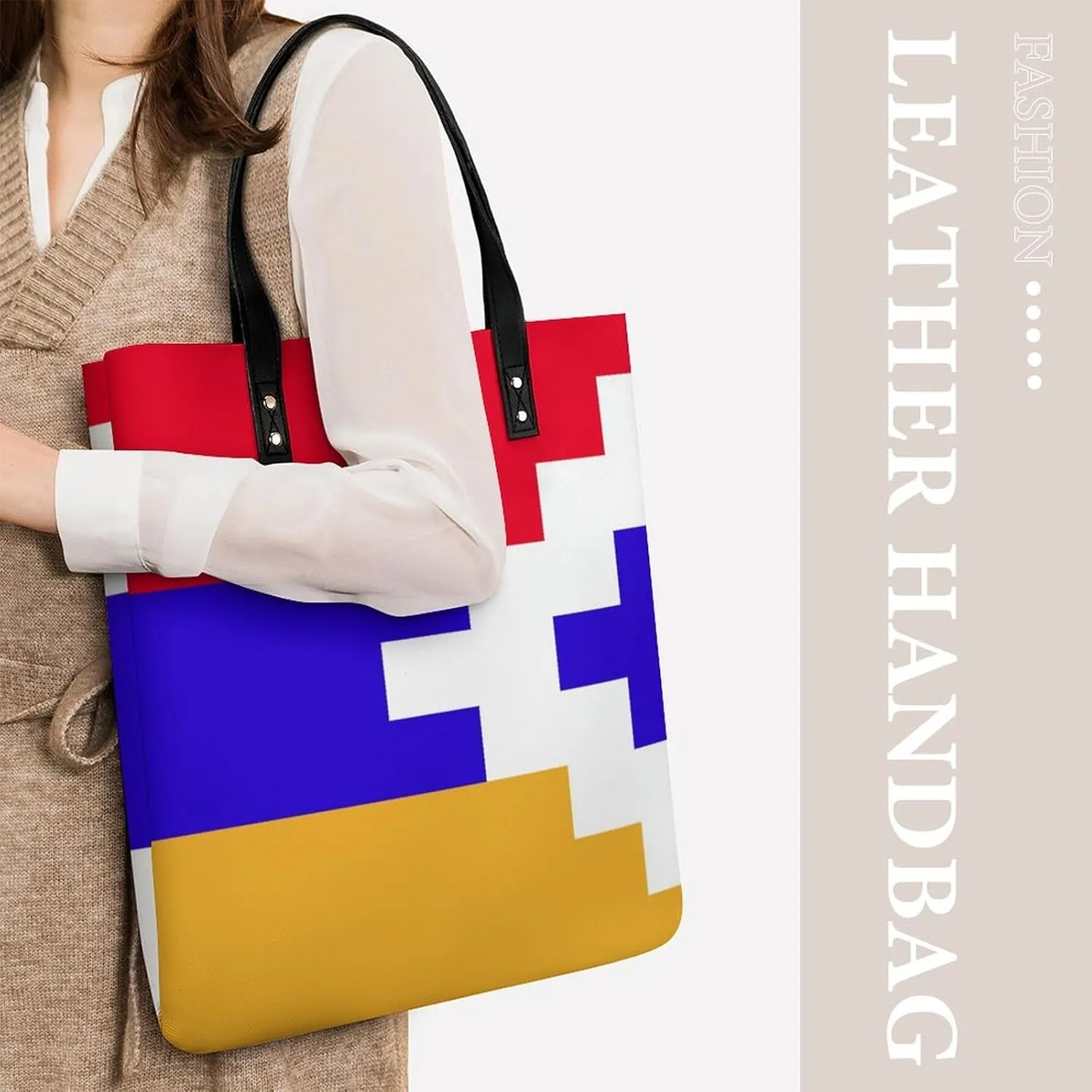 Trendy Pitcairn Lslands Flag Women's Tote Bag Spacious Handbag for Work Travel and Casual Outings
