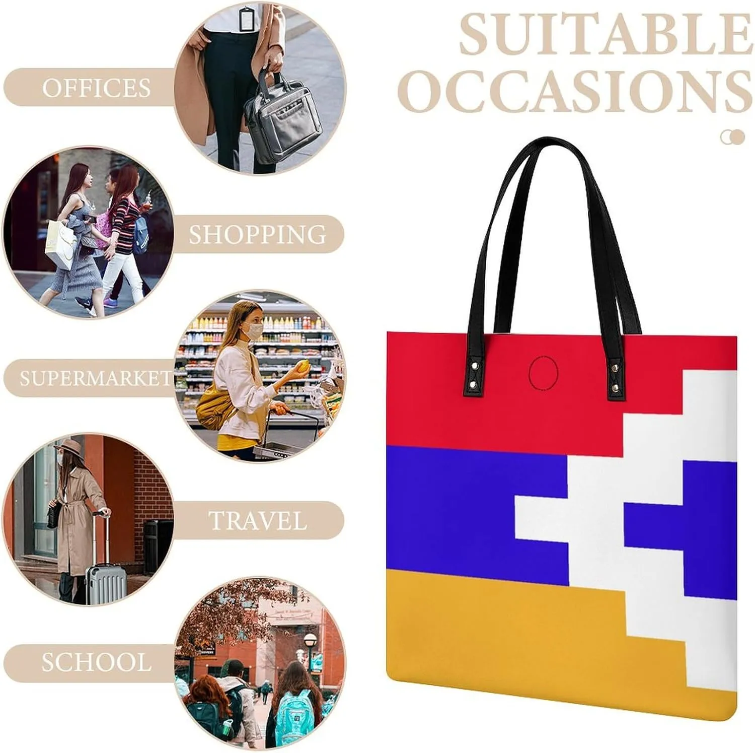 Trendy Pitcairn Lslands Flag Women's Tote Bag Spacious Handbag for Work Travel and Casual Outings