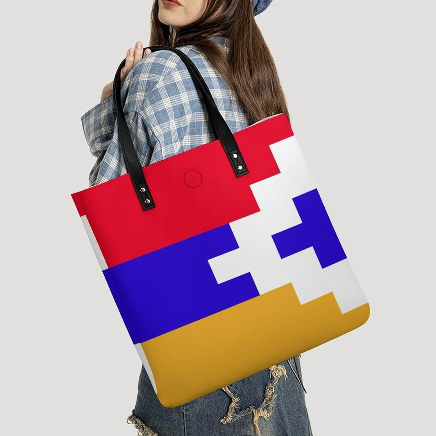Trendy Pitcairn Lslands Flag Women's Tote Bag Spacious Handbag for Work Travel and Casual Outings