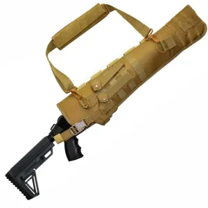 Trinity Tactical Scabbard Tan Compatible With Short Barrel Shotguns Range Bag Hunting Shoulder Bag.