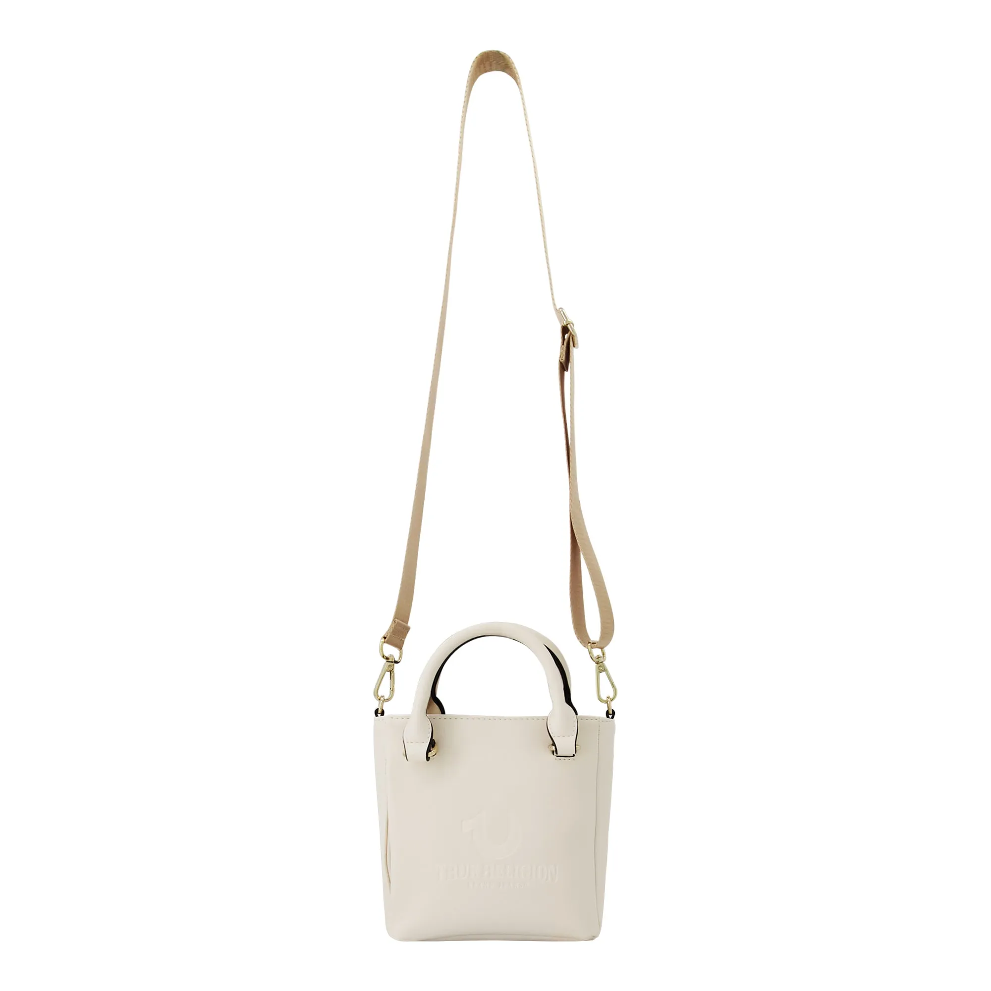 True Religion Mini Love Tote, Bone
