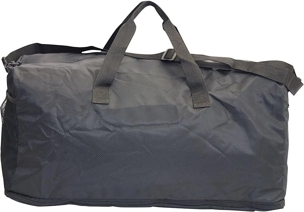 U-Zip Expandable Packable Duffel (Black)