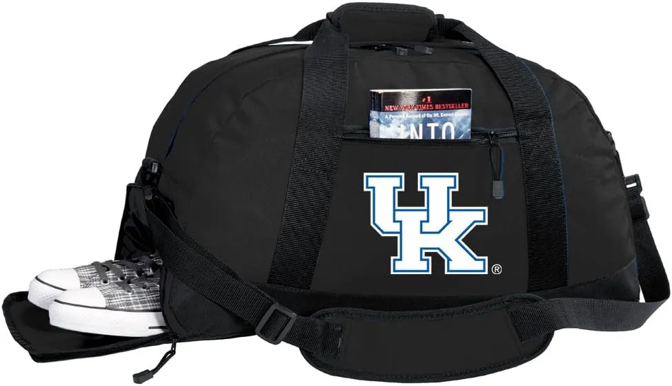 University of Kentucky Duffel Bag - Kentucky Wildcats Gym Bags w/SHOE POCKET