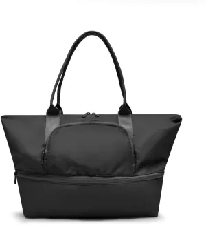 VAKAER Women's Tote Bag Carry on Bag with Luggage Sleeve Travel Duffel Weekender Overnight Expandable Bags for Sports Gym