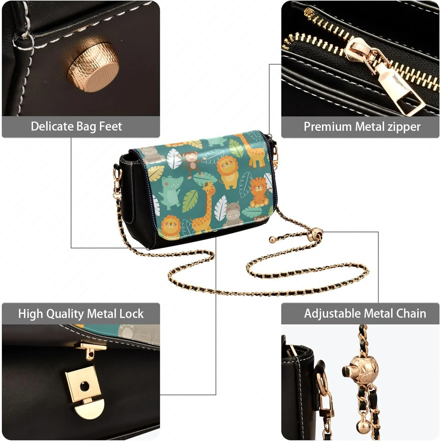 Valentine's Day Red Heart Women Shoulder Leather Bags Waterproof Women Crossbody Purse Medium Handbag with Strap