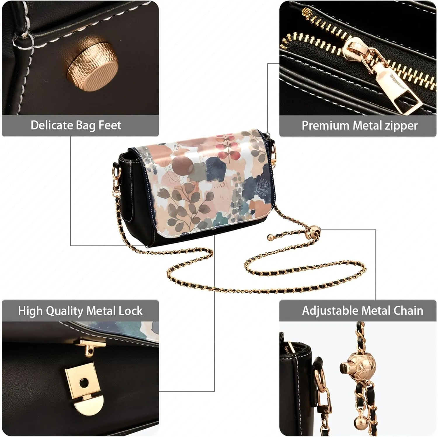 Valentine's Day Red Heart Women Shoulder Leather Bags Waterproof Women Crossbody Purse Medium Handbag with Strap