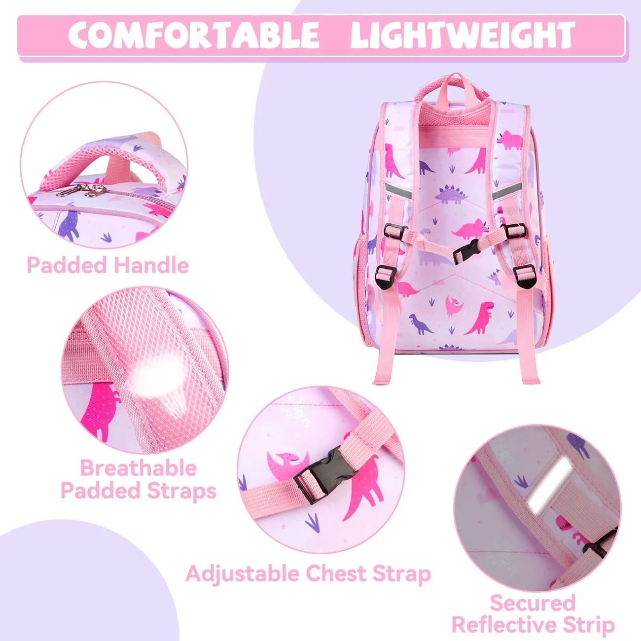 VASCHY Kids backpacks, 16in Water Resistant Boys Girls Backpack for Preschool/Primary/Elementary School Bookbag