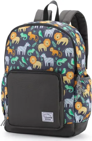 VASCHY Kids backpacks, Cute Lightweight Water Resistant Preschool Backpack for Boys and Girls Chest Strap