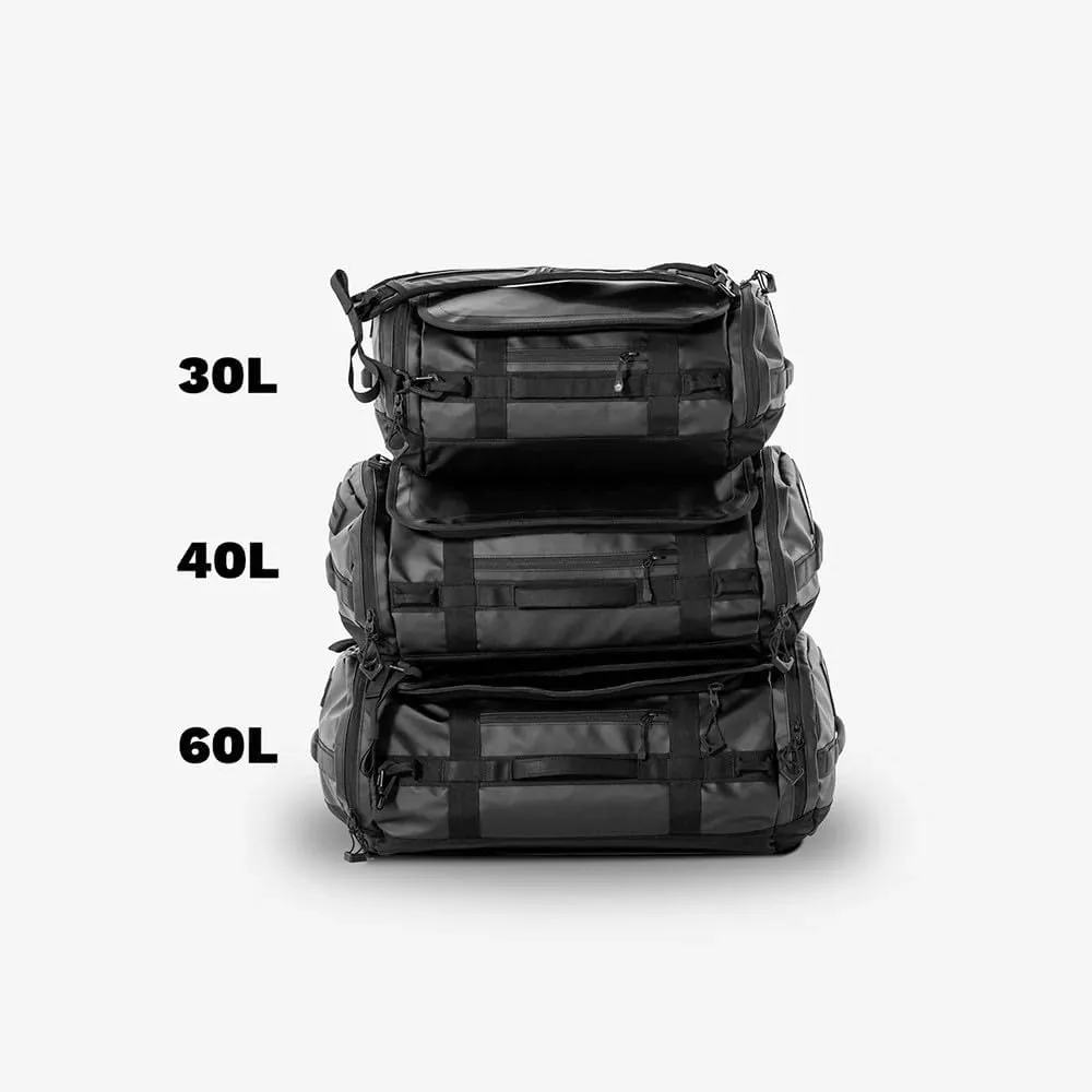 WANDRD CARRYALL 30L Black - Perfect Travel Essentials duffel Bag: Versatile for Traveling, Ideal Weekender & Everyday Travel Bag