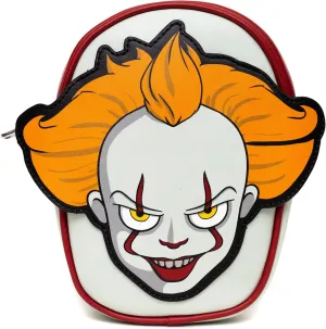 Warner Bros. Horror Movies Bag, Crossbody, It Pennywise Smiling Face Applique, Vegan Leather