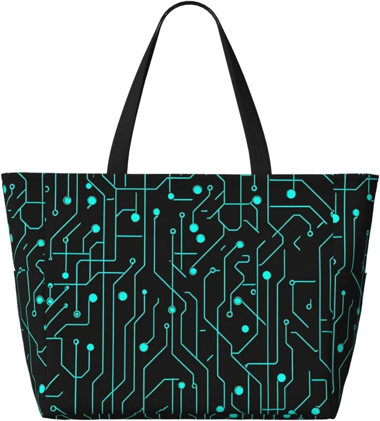 Waterproof Beach Bag for Women Sandproof Beach Tote Bags Large Capacity Swim Pool Bag Foldable Travel Duffel Bags