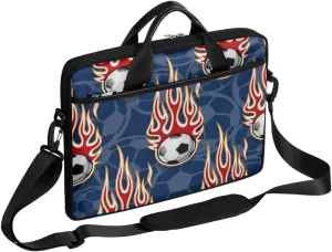 Welsh Corgi Laptop Bag for Women Men 13-15 Inch Computer Briefcase Bag Lightweight Notebook Shoulder Messenger Bag