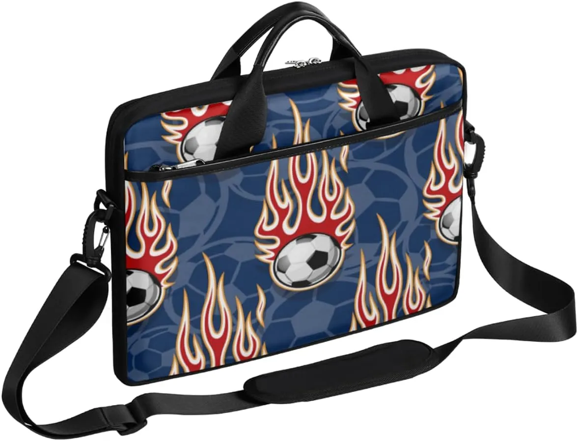 Welsh Corgi Laptop Bag for Women Men 13-15 Inch Computer Briefcase Bag Lightweight Notebook Shoulder Messenger Bag