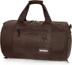 Wildroad Travel Bags for Men, Gym Bag & Duffle Bag for Travel, Carry on Duffel Bag 3 IN 1 Expandable Overnight Weekender Bag (Coffee, Large-50L  Gym Bag)