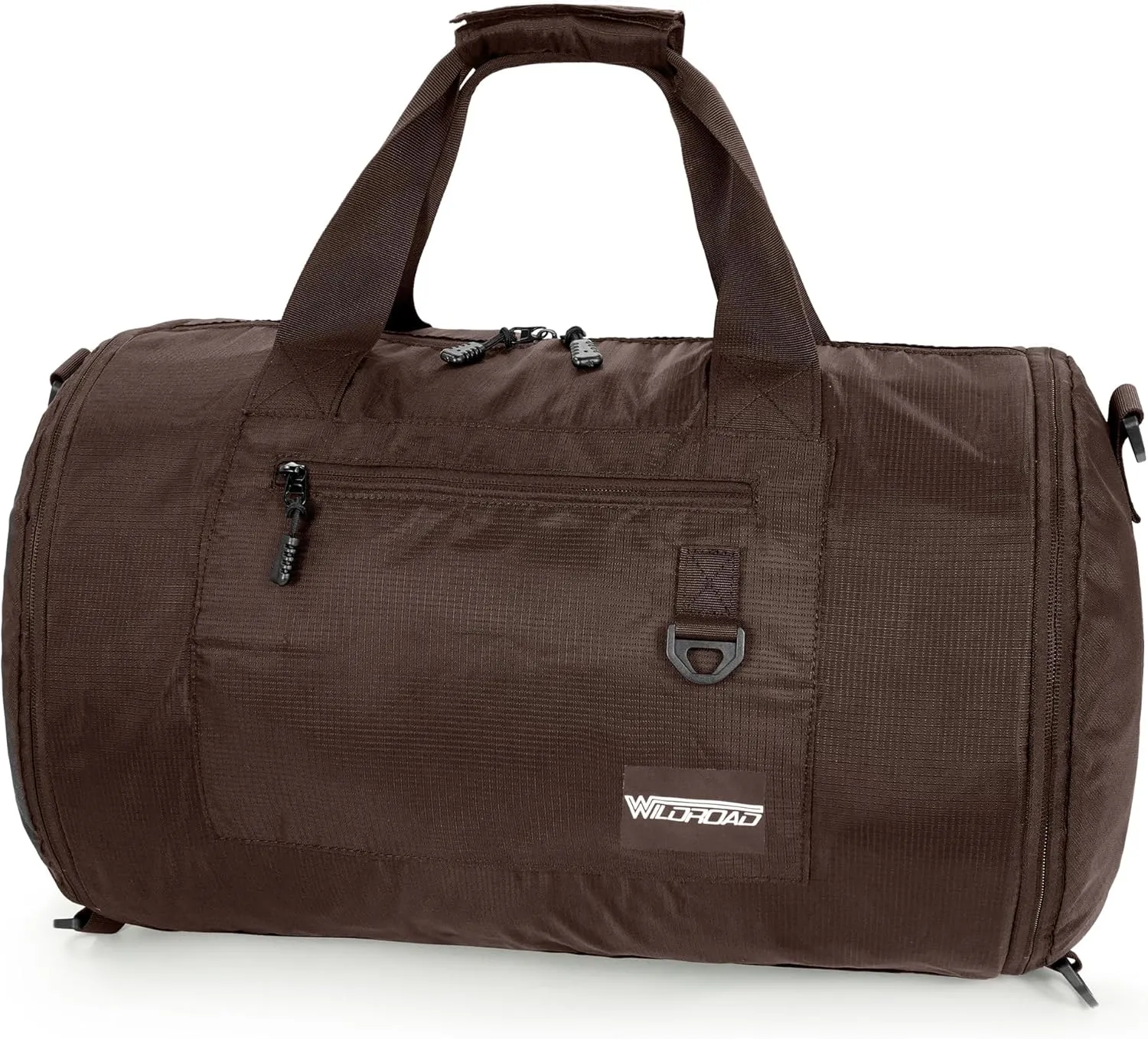 Wildroad Travel Bags for Men, Gym Bag & Duffle Bag for Travel, Carry on Duffel Bag 3 IN 1 Expandable Overnight Weekender Bag (Coffee, Large-50L  Gym Bag)