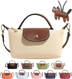 Women's Fashion Colorblock Mini Crossbody Bag, Handbags Purses with Adjustable Strap, Ladies Shoulder Totes Bag
