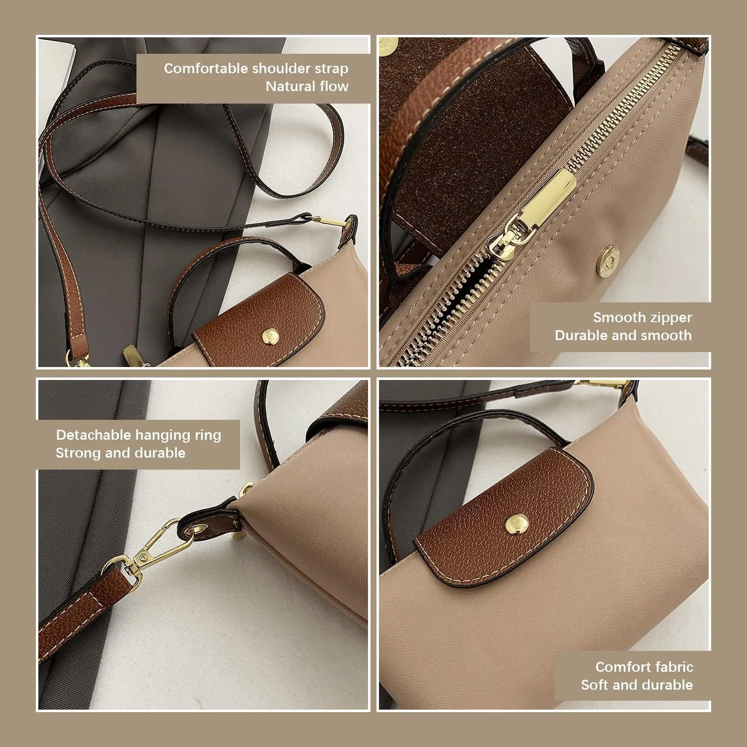 Women's Fashion Colorblock Mini Crossbody Bag, Handbags Purses with Adjustable Strap, Ladies Shoulder Totes Bag