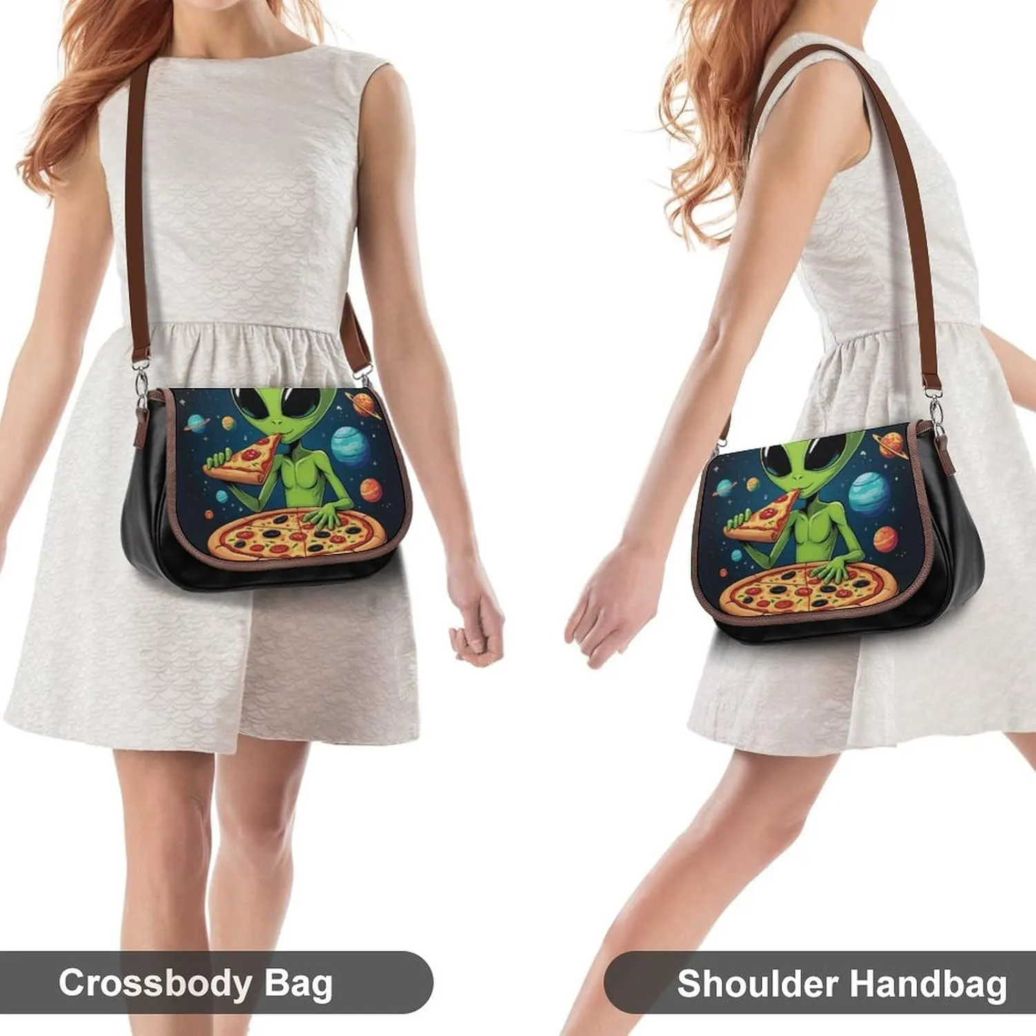 Womens PU Leather Crossbody Bag Lightweight Cellphone Purse Handbags with Adjustable Strap