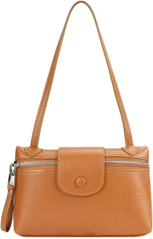 Women's Square Handbags Commuter Shoulder Bags Adjustable Crossbody Bag Zipper Purses