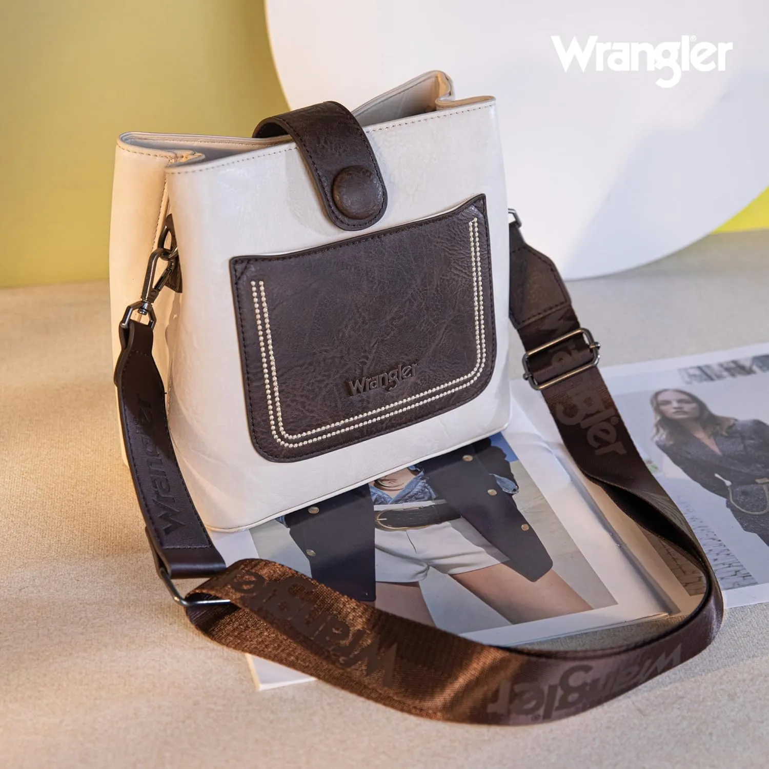 Wrangler Crossbody Purses for Women Cute Handbag and Shoulder Bag for Ladies