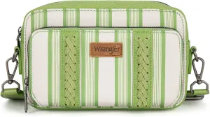 Wrangler Stripe Crossbody Bag for Women Western Cowgirl Crossbody Purses with Guitar Strap