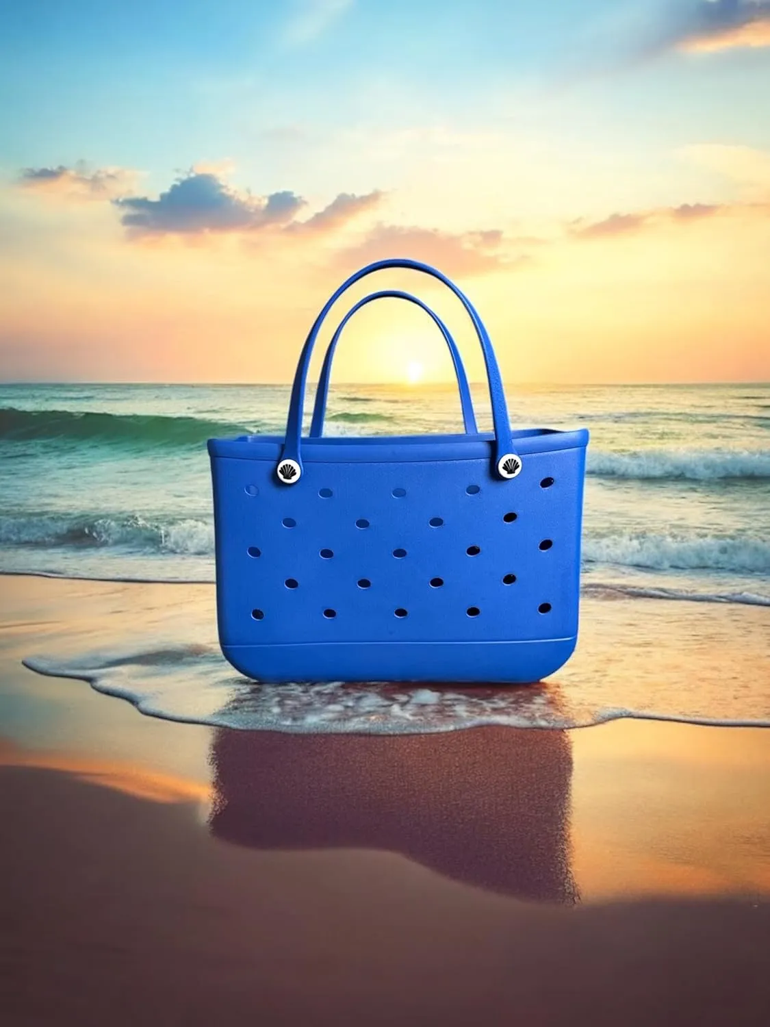 X Large Beach Bag Tote| Durable Lightweight Waterproof Washable Open Tote Bag for Beach, Pool, Boat, Sports