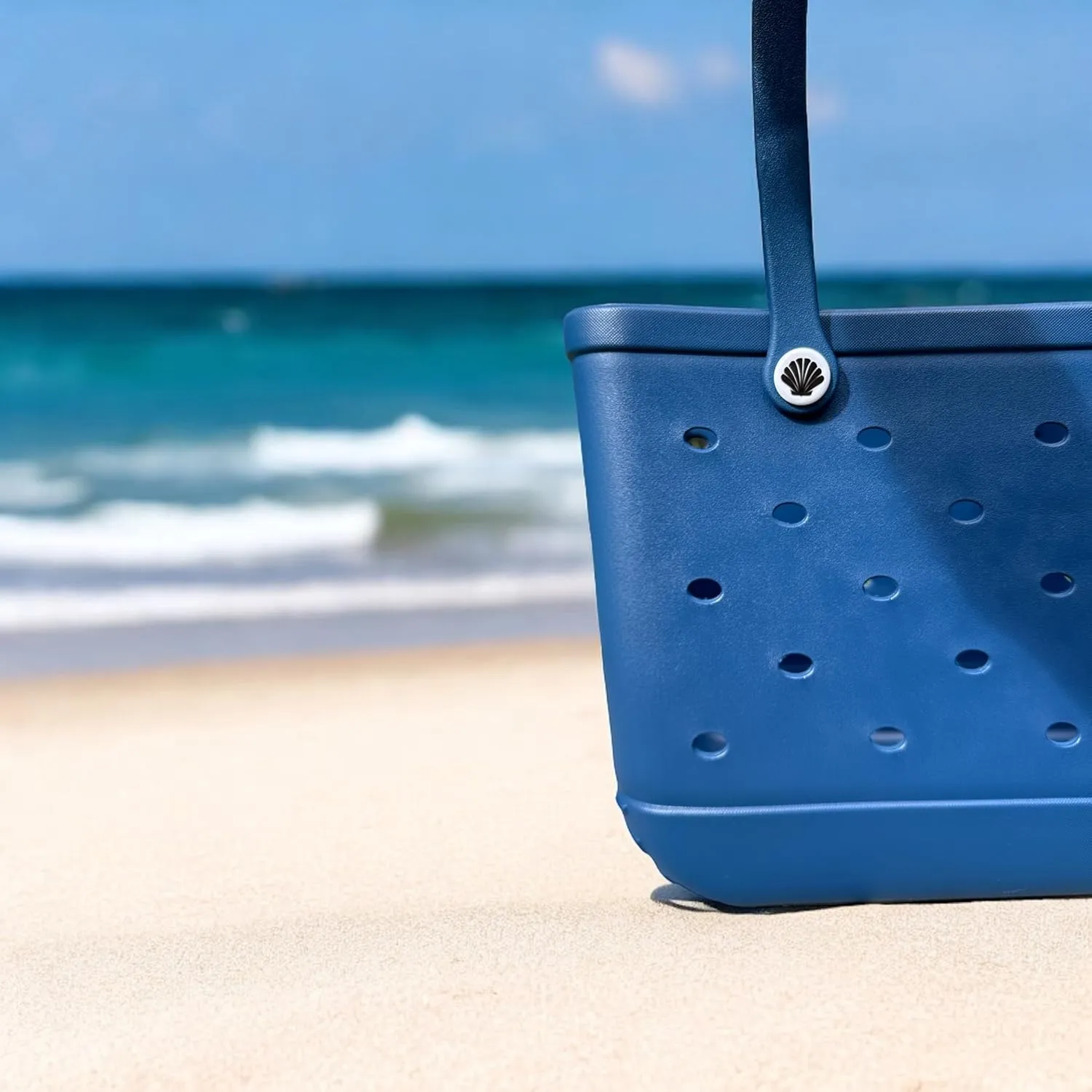 X Large Beach Bag Tote| Durable Lightweight Waterproof Washable Open Tote Bag for Beach, Pool, Boat, Sports