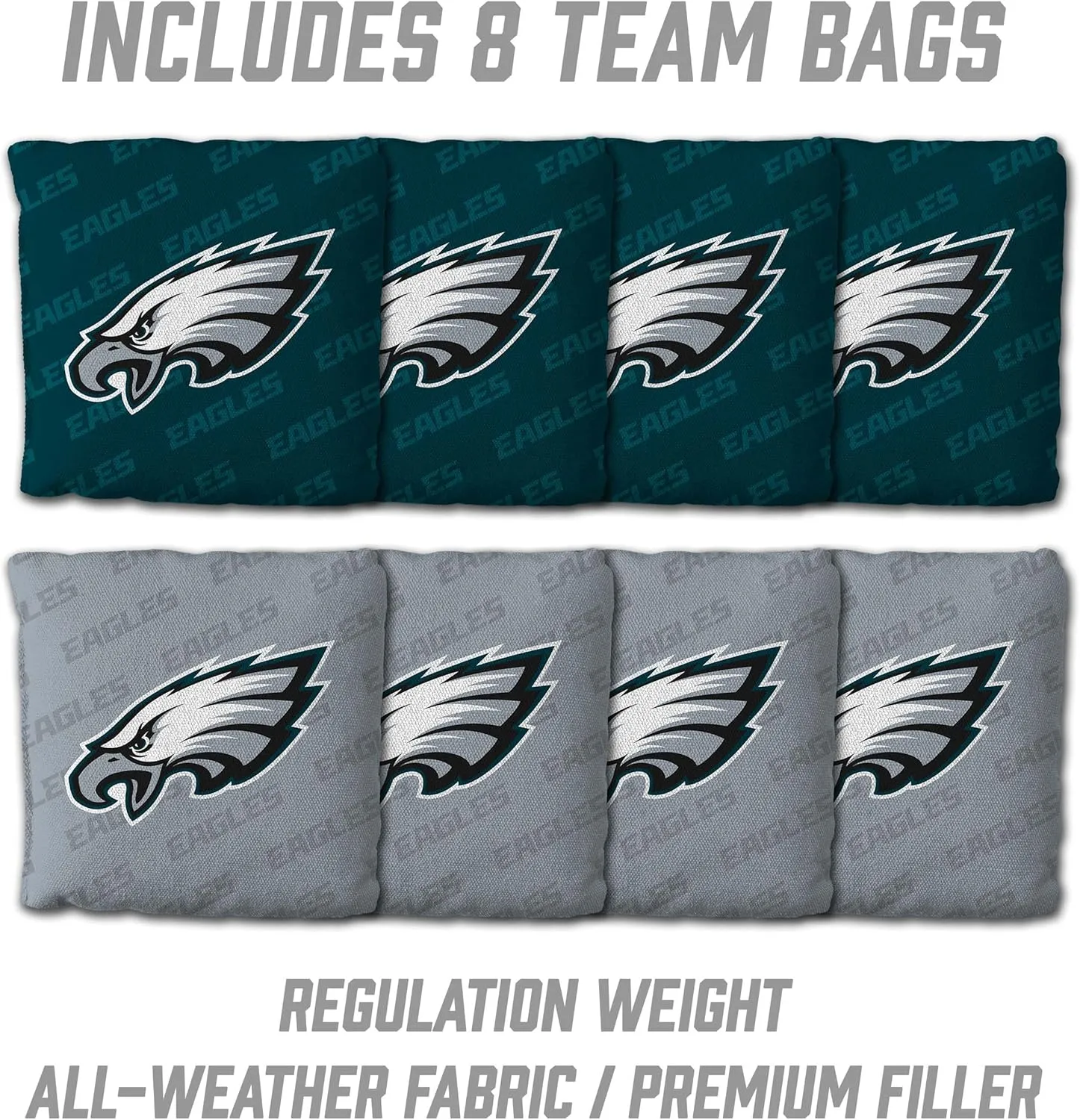 YouTheFan NFL 2’ x 4’ Professional Wood Cornhole Game with Logo Bags